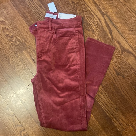 Velvet skinny high rise pants. Size 26/2 - Picture 7 of 8